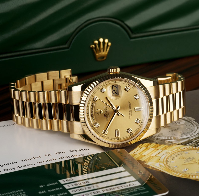 Đồng hồ nam cao cấp Rolex Day Date 118.238
