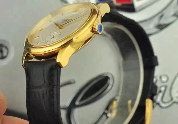 Đồng hồ nam Omega dây da chính hãng OM05
