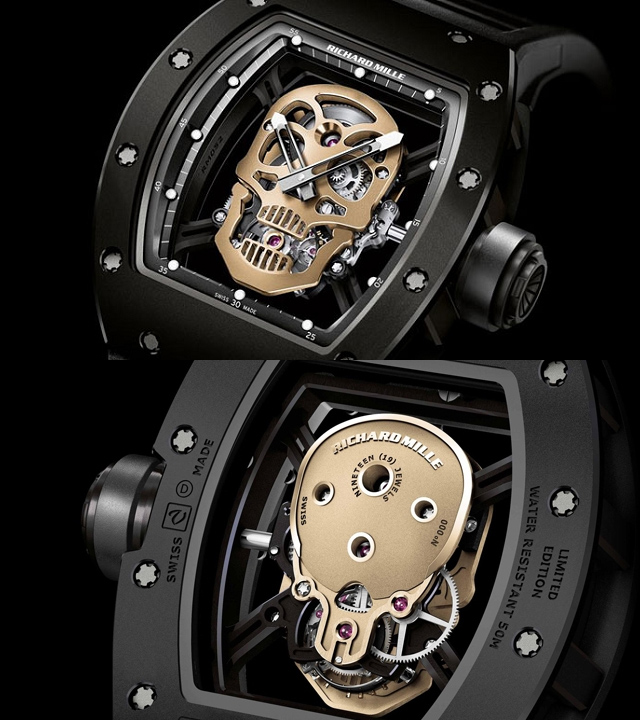 Đồng hồ đầu lâu Richard Mille Collection RM52 For Mens